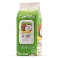 Tropiclean Hypo Allergenic Wipes -renseservietter